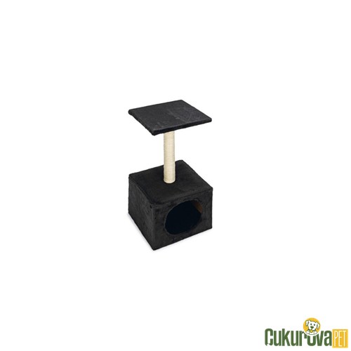 Karlie Ametist Tırmalama Tahtalı Kedi Evi 30 x 30 x 55 Cm