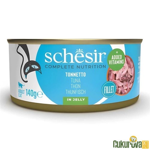 Schesir Ton Balıklı Yetişkin Kedi Yaş Maması 140 Gr