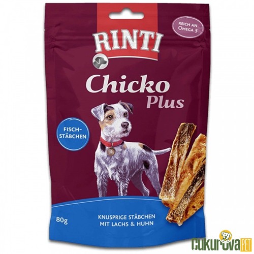 Rıntı Chicko Plus Balıklı Ve Tavuklu Köpek Ödül Maması 80 Gr