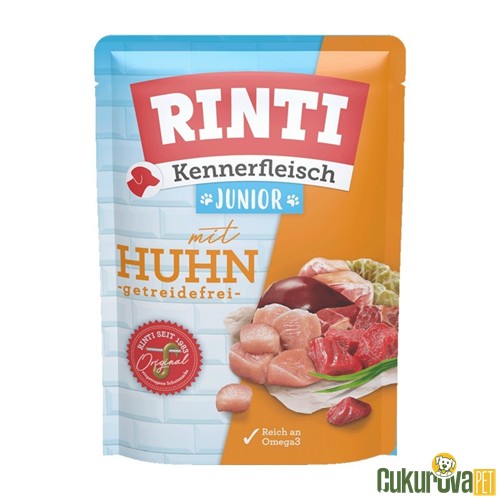 Rıntı Tavuklu Yavru Köpek Yaş Maması 400 Gr