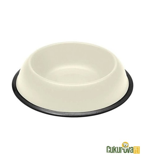 Ferplast Mira Kedi & Köpek Çelik Mama Ve Su Kabı Beyaz - 1.5 L