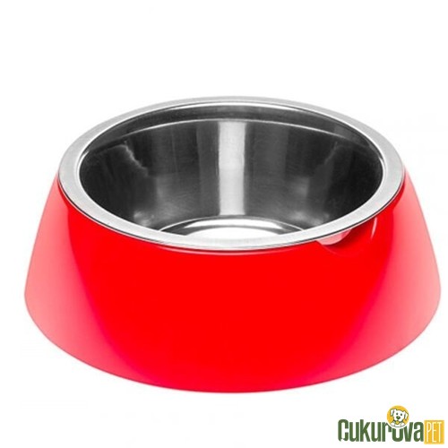 Ferplast Jolie Kedi & Köpek Mama Ve Su Kabı Kırmızı - 1.2 L