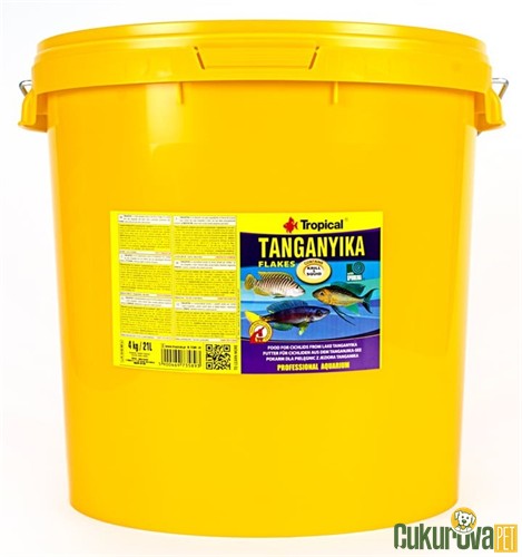 Tropical Tanganyika Flakes Pul Yem 21 L - 4 Kg