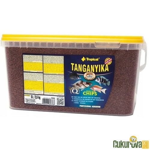 Tropical Tanganyika Chips Granül Yem 5 L - 2.6 Kg