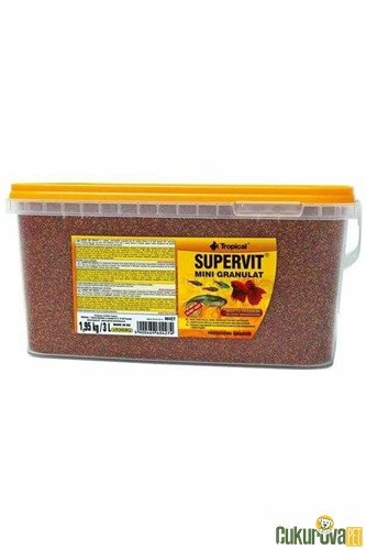 Tropical Supervit Mini Granulat Granül Yem 3 L - 1.95 Kg
