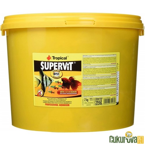 Tropical Supervit Flake Pul Yem 11 L - 2 Kg