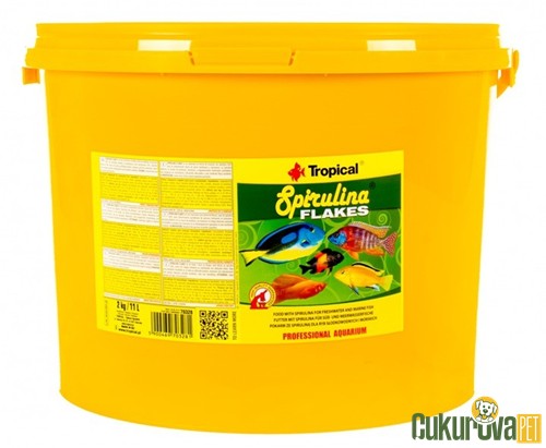 Tropical Spirulina Flakes Pul Yem 11 L - 2 Kg