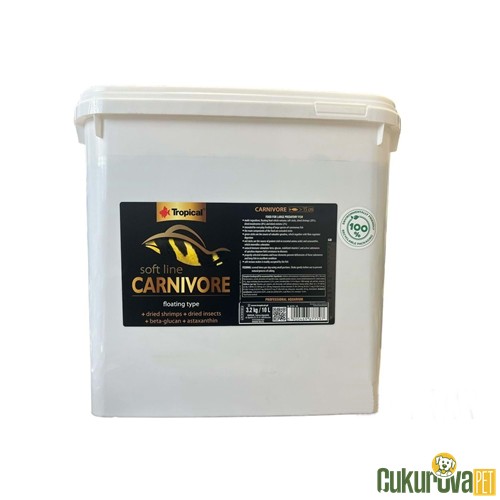 Tropical Soft Line Carnivore Sticks Yem 10 L - 3.2 Kg