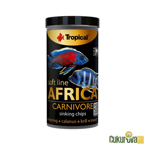 Tropical Soft Line Africa Carnivore Size M Granül Yem 250 Ml - 130 Gr