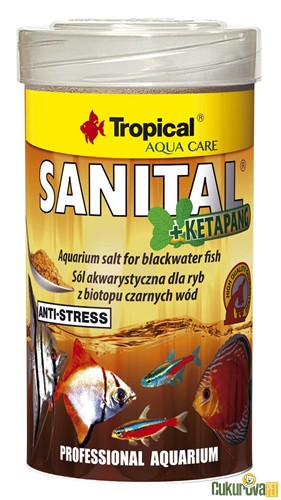 Tropical Sanital Ketapang Akvaryum Tuzu 100 Ml - 120 Gr