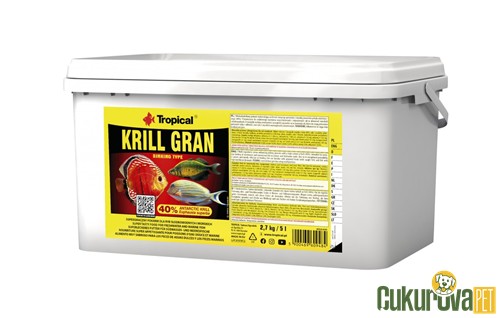 Tropical Krill Gran Granül Yem 5 L - 2.7 Kg