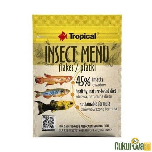 Tropical Insect Menu Flakes Pul Yem 12 Gr