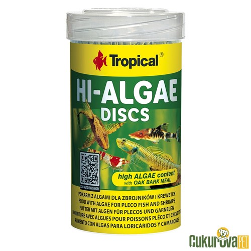 Tropical Hi Algae Discs Tablet Yem 250 Ml - 150 Gr