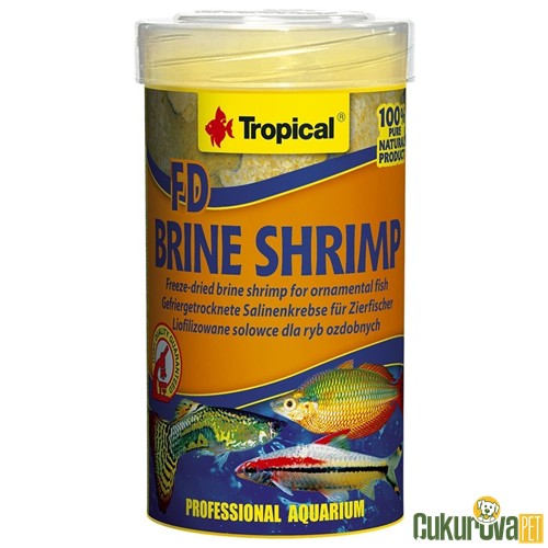 Tropical FD Brine Shrimp Kurutulmuş Yem 100 Ml - 10 Gr