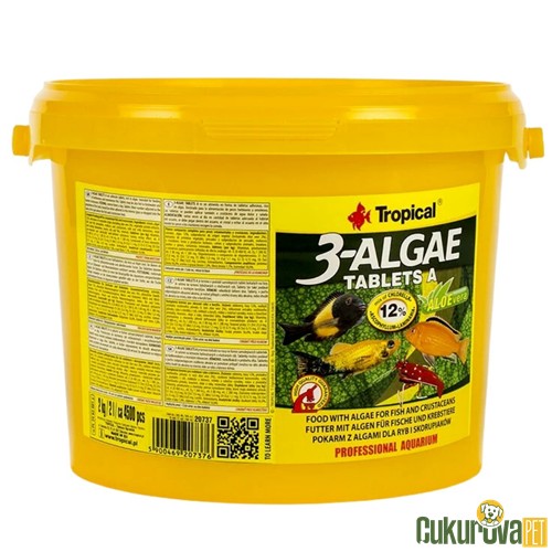 Tropical 3-Algae Tablets A 2 L - 2 Kg - 4500 Adet
