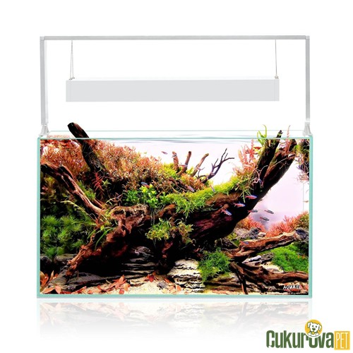 Aquael Ultrascape 90 Snow Akvaryum Set 180 L