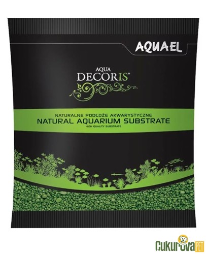 Aquael Gravel Decoris Akvaryum Kumu Yeşil - 1 Kg