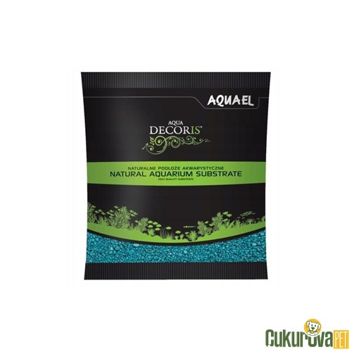 Aquael Gravel Decoris Akvaryum Kumu Turkuaz - 1 Kg