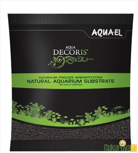 Aquael Natural Aquarium Substrate Akvaryum Kumu Siyah - 1 Kg