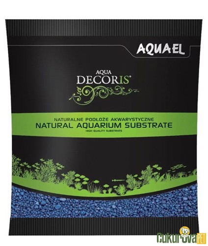 Aquael Gravel Decoris Akvaryum Kumu Mavi - 1 Kg
