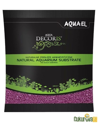 Aquael Natural Aquarium Substrate Akvaryum Kumu Fuşya - 1 Kg