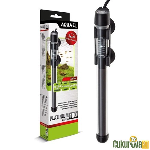 Aquael Platinium Heater Cam Akvaryum Isıtıcısı 100W