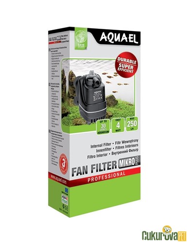 Aquael Fan Filter Micro Plus İç Filtre 250 L / H