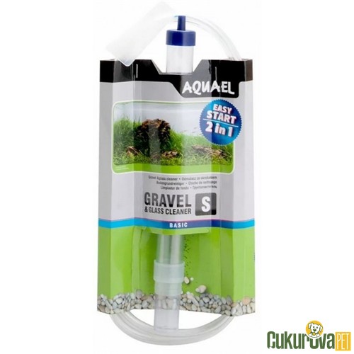 Aquael Gravel & Glass Cleaner Dip Süpürgesi S