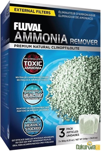 Fluval Ammonia Remover Amonyak Yok Edici 3 x 180 Gr