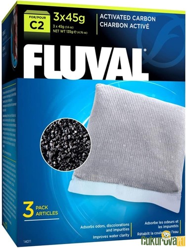 Fluval C2 Aktif Karbon 3 x 45 Gr