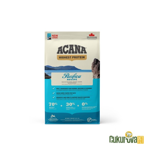 Acana Pacifica Recipe Tüm Yaşam Evreleri İçin Köpek Maması 11.4 Kg