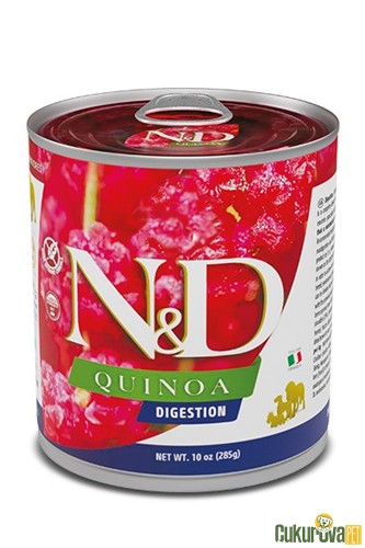 N&D Quinoa Digestion Kuzulu Ve Kinoalı Yetişkin Köpek Yaş Maması 285 Gr