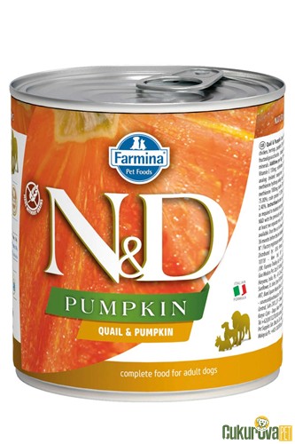 N&D Pumpkin Bıldırcınlı Ve Balkabaklı Yetişkin Köpek Yaş Maması 285 Gr
