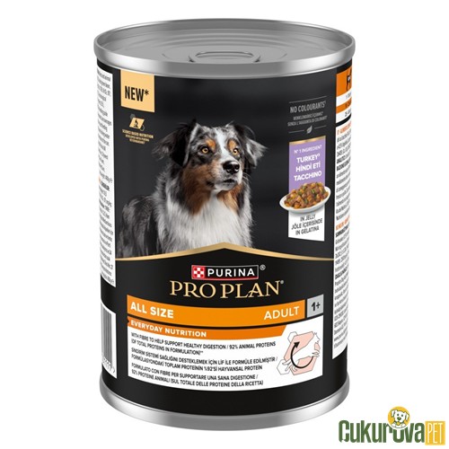 Pro Plan Everyday Nutrition All Size Adult Hindili Yetişkin Köpek Yaş Maması 400 Gr