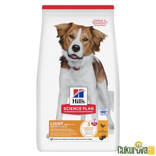 Hill's Science Plan Light Tavuklu Diyet Köpek Maması 2.5 Kg