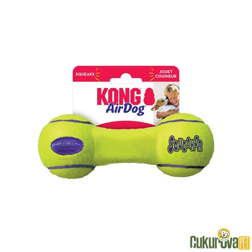 Kong Air Dog Dambıl Şeklinde Kumaş Köpek Oyuncağı M - 17 Cm