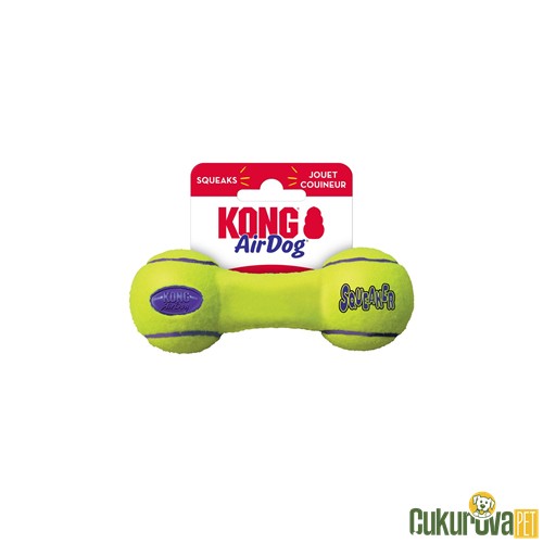 Kong Air Dog Dambıl Şeklinde Kumaş Köpek Oyuncağı S - 13 Cm