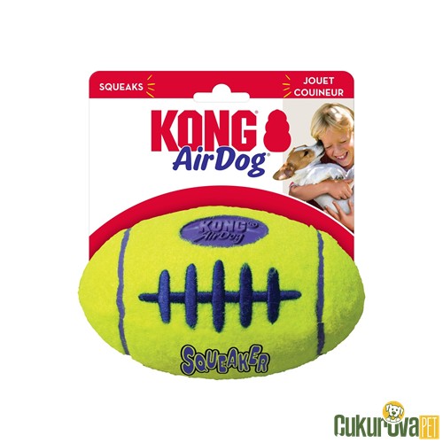 Kong Air Dog Amerikan Futbol Topu Şeklinde Kumaş Köpek Oyuncağı M - 12.5 Cm
