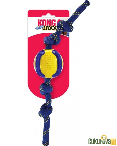 Kong Jaxx Brights İp Uzantılı Köpek Oyuncağı M Ø7 - 20 Cm