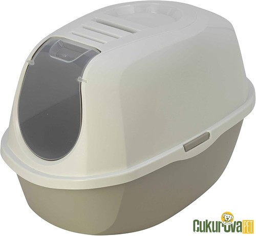 Moderna Smart Kapalı Kedi Tuvaleti Gri - 53 Cm