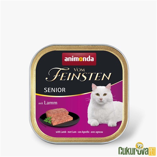 Animonda Vom Feinsten Senior Kuzulu Yaşlı Kedi Yaş Maması 100 Gr
