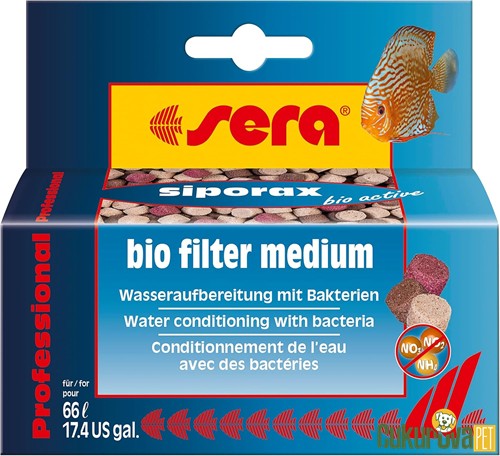 Sera Siporax Bio Active Bio Filter Medium Biyolojik Filtre Malzemesi 35 Gr