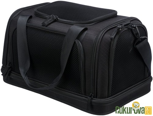 Trixie Airline Carrier Kedi & Köpek Taşıma Çantası Siyah - 28 x 25 x 44 Cm