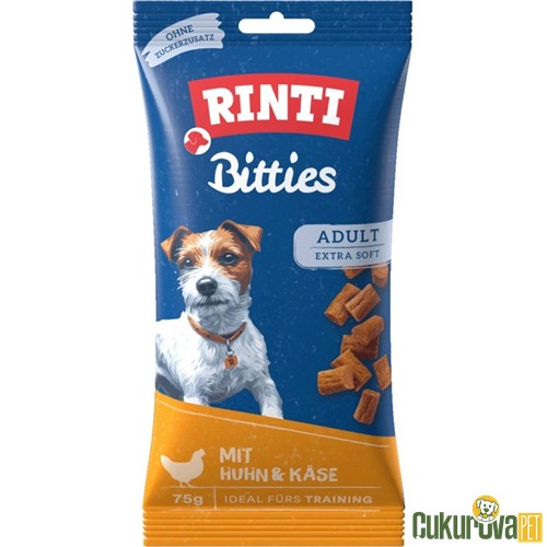 Rıntı Bitties Adult Tavuklu ve Peynirli Köpek Ödül Maması 75 Gr