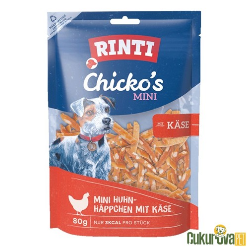 Rıntı Chicko's Plus Mini Tavuklu ve Peynirli Köpek Ödül Maması 80 Gr