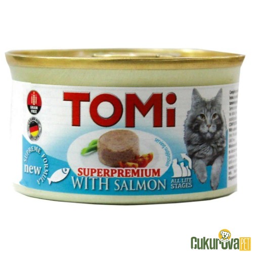 Tomi Somonlu Yetişkin Kedi Yaş Maması 85 Gr