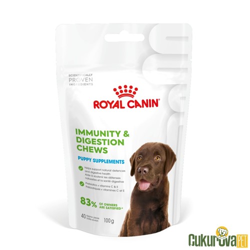 Royal Canin Immunity & Digestion Chews Puppy Yavru Köpek Ödül Maması 100 Gr