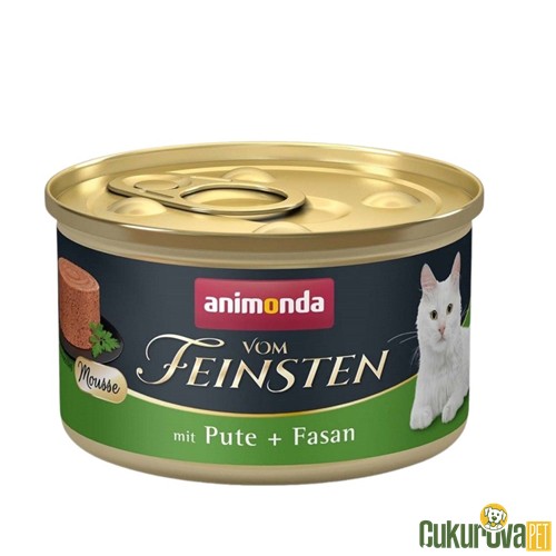 Animonda Vom Feinsten Hindili ve Sülünlü Yetişkin Kedi Yaş Maması 85 Gr