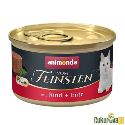 Animonda Vom Feinsten Sığırlı ve Ördekli Yetişkin Kedi Konservesi 85gr