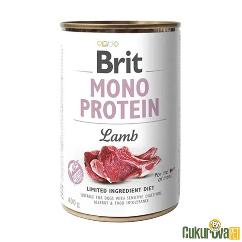 Brit Care Mono Protein Kuzu Etli Yetişkin Köpek Yaş Maması 400 Gr
